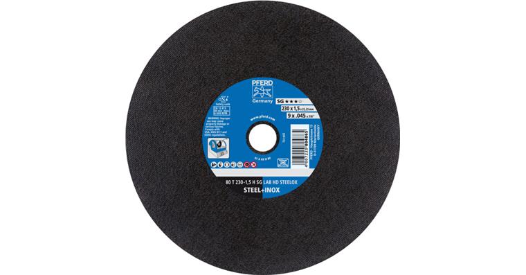 1001440645 laboratory cut-off wheel T 230x1.5x22.23 mm SG LAB HD STEELOX line for steel