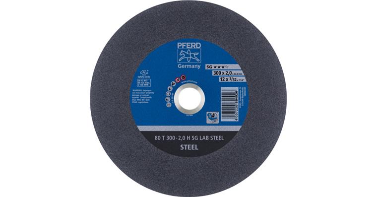 1001436792 laboratory cut-off wheel T 300x2x32 mm performance line SG LAB STEEL for steel
