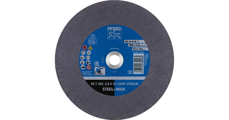 1001436796 cutting-off wheel metal circular saw T 300x2.8x25.4 mm line SG CHOP STEELOX steel