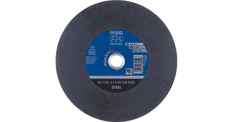 1001436793 laboratory cut-off wheel T 350x2.5x32 mm performance line SG LAB STEEL for steel
