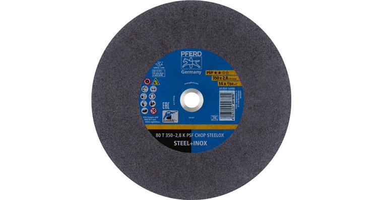 1001442007 Cutting-off wheel metal circular saw T 350x2.8x25.4 mm line PSF CHOP STEELOX