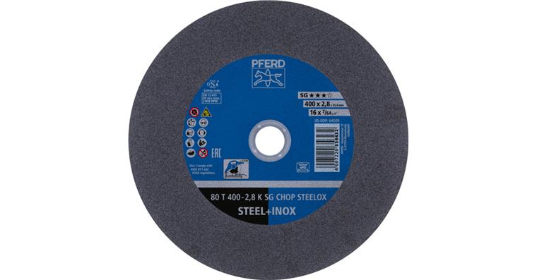 1001435539 cutting-off wheel metal circular saw T 400x2.8x25.4 mm line SG CHOP STEELOX steel