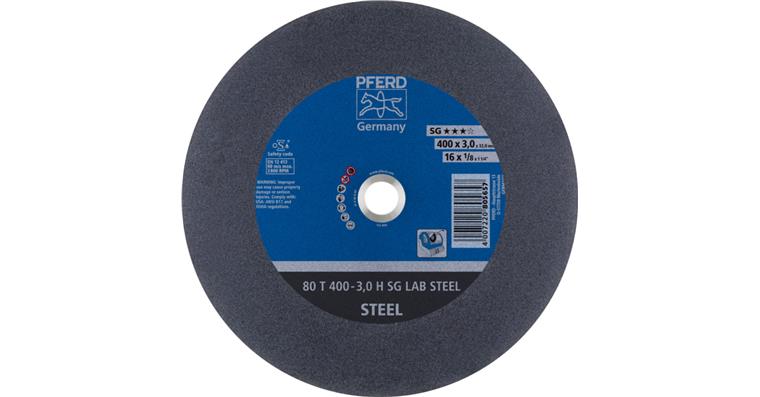 1001436794 laboratory cut-off wheel T 400x3.0x32 mm performance line SG LAB STEEL for steel