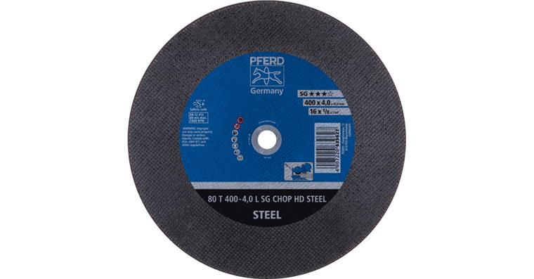 1001435178 cut-off wheel T 400x4.0x32 mm performance line SG CHOP HD STEEL for steel