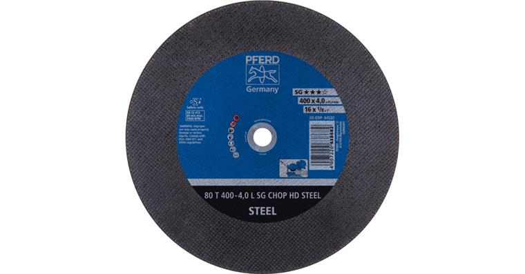 1001434204 cut-off wheel T 400x4.0x25.4 mm performance line SG CHOP HD STEEL for steel
