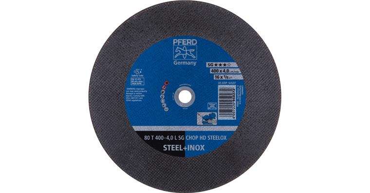 1001440651 cut-off wheel T 400x4.0x25.4 mm performance line SG CHOP HD STEELOX for steel