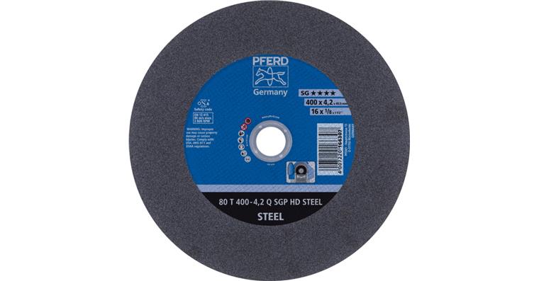 1001429312 Stationary cut-off wheel T 400x4,2x40mm medium hard HD STEEL for steel 80m/s