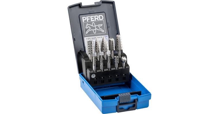 1001426530 HSS burr set 81 10-piece serration 3 diameter 16/12/10/6mm shank 6