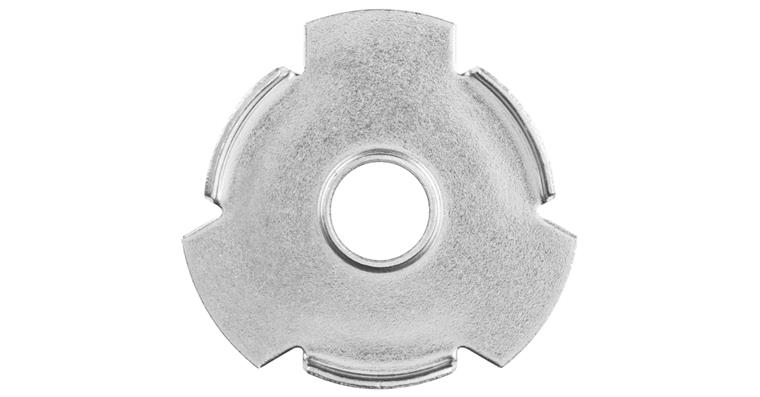1001438714 adapter pair of round brushes unknotted wide, composite with hole 50.8 to 14