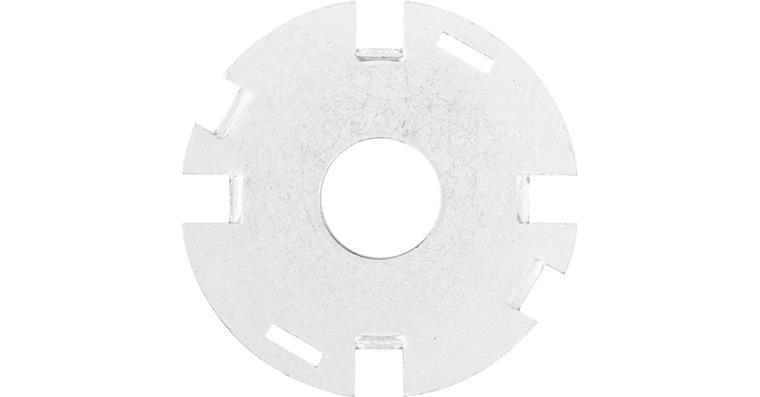 1001437191 adapter pair of knotted round brushes, deburring brushes with hole 50.8 to 16-20