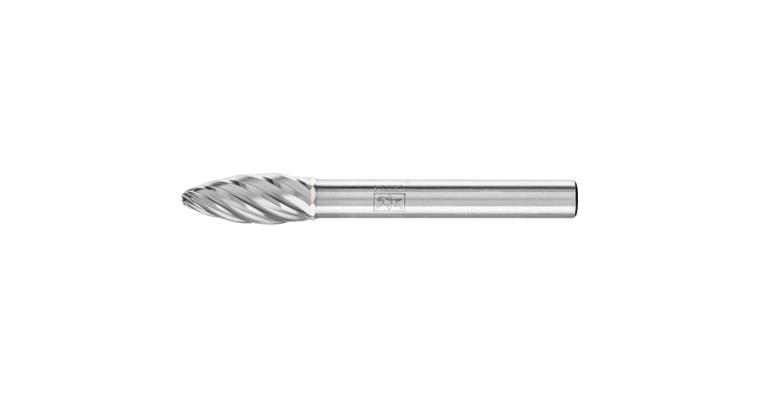 1001437471 carbide burr INOX flame B diameter 08x20mm shank 6 mm