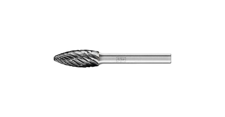 1001440738 carbide burr ALLROUND Flame B Diameter 10x25 mm Shank 6 mm