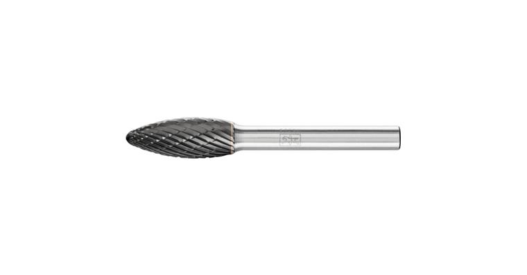 1001440758 carbide burr Flame B diameter 10x25 mm shank 6 mm Z3P HICOAT