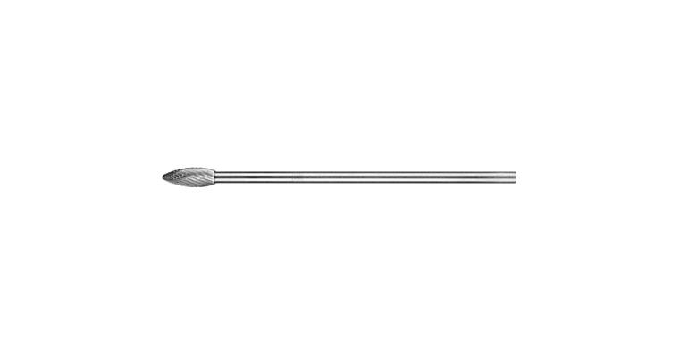 1001437925 carbide burr Flame B diameter 10x25 mm shank 6x150mm Z3P