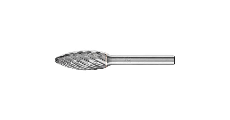 1001437474 carbide burr CAST flame B diameter 12x30mm shank 6 mm