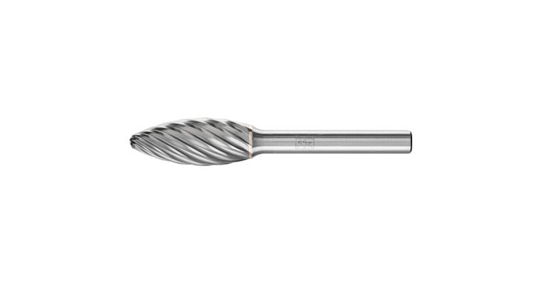 1001437320 carbide burr INOX flame B diameter 12x30mm shank 6 mm