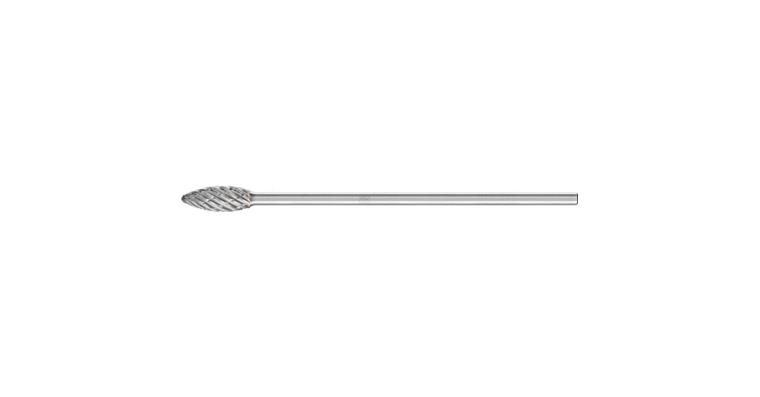 1001437927 carbide burr STEEL Flame B diameter 12x30mm shank 6x150mm