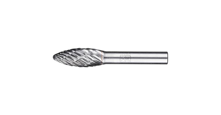 1001437926 carbide burr CAST flame B diameter 12x30mm shank 8 mm