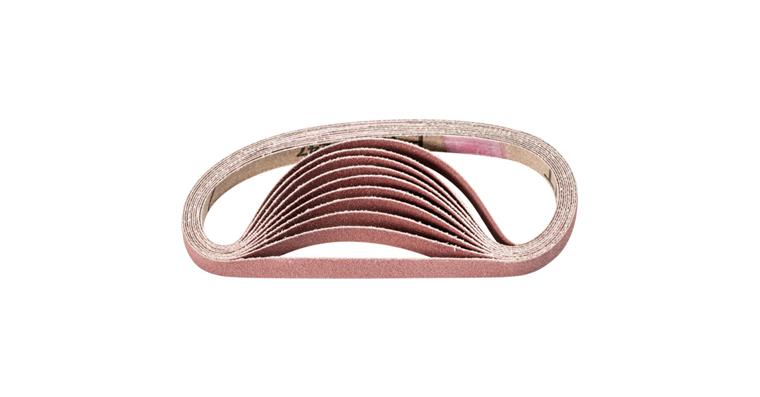 1001434702 corundum abrasive belt BA 10x330mm A120 for use with belt sander 100