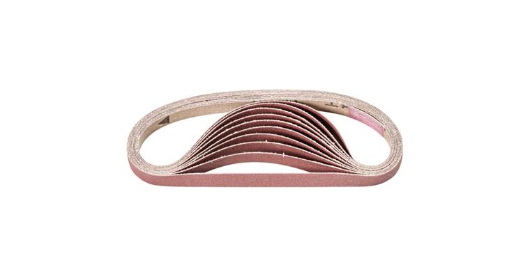 1001434703 corundum abrasive belt BA 10x330mm A180 for use with belt sander 100