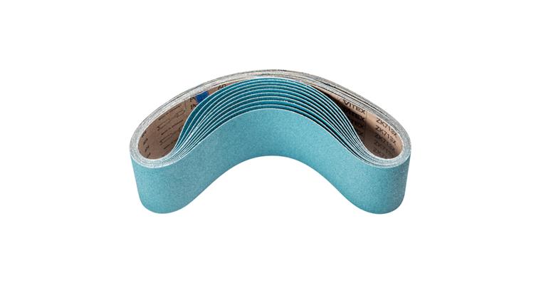 1001434529 zirconium abrasive belt BA 100x1000mm Z60 for high stock removal with belt grinder
