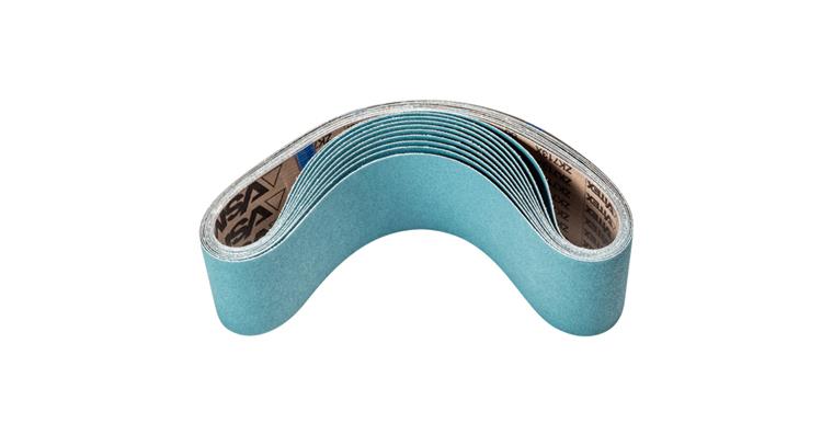 1001434530 zirconium abrasive belt BA 100x1000mm Z80 for high stock removal with belt grinder
