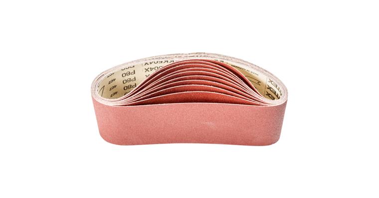 1001434489 corundum sanding belt BA 100x610mm A80 universal application belt sander