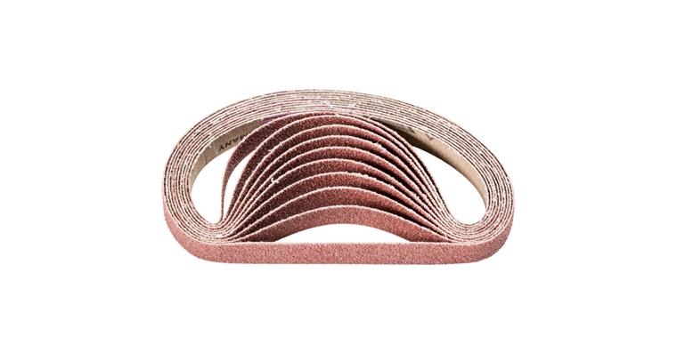 1001435445 corundum abrasive belt BA 12x305mm A60 universal application with belt sander