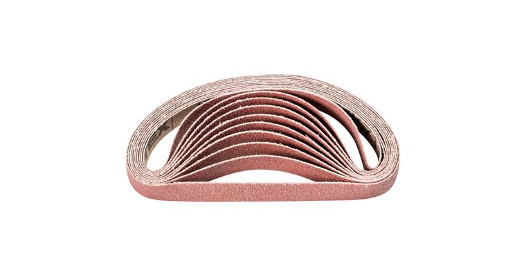 1001435446 corundum abrasive belt BA 12x305mm A80 universal application with belt sander