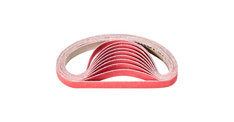 1001436693 ceramic grain abrasive belt BA 12x330mm CO-COOL120 for grinding stainless steel