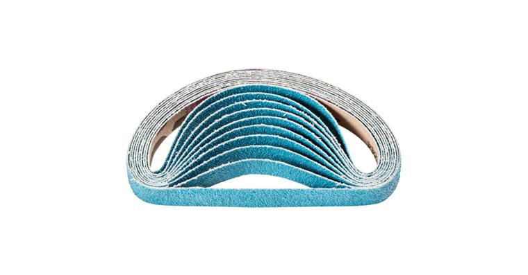 1001434707 zirconium abrasive belt BA 12x330mm Z60 for high stock removal with belt grinder