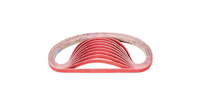 1001436695 ceramic grain abrasive belt BA 12x520mm CO-COOL60 for grinding stainless steel
