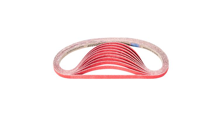 1001436699 ceramic grain abrasive belt BA 12x610mm CO-COOL60 for grinding stainless steel