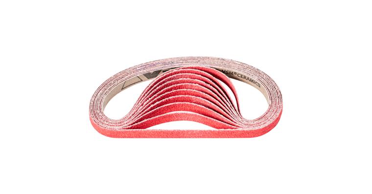 1001436703 ceramic grain abrasive belt BA 13x457 mm CO-COOL60 for grinding stainless steel