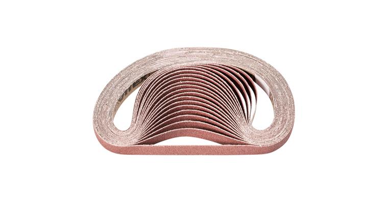 1001434711 corundum abrasive belt BA 13x457mm A80 universal application with belt sander