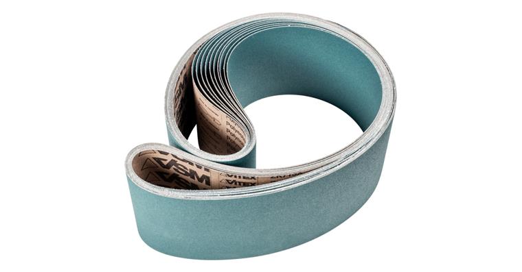 1001434873 zirconium abrasive belt BA 150x2000mm Z120 for high stock removal with belt grinder