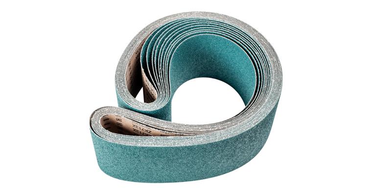 1001434871 zirconium abrasive belt BA 150x2000mm Z36 for high stock removal with belt grinder