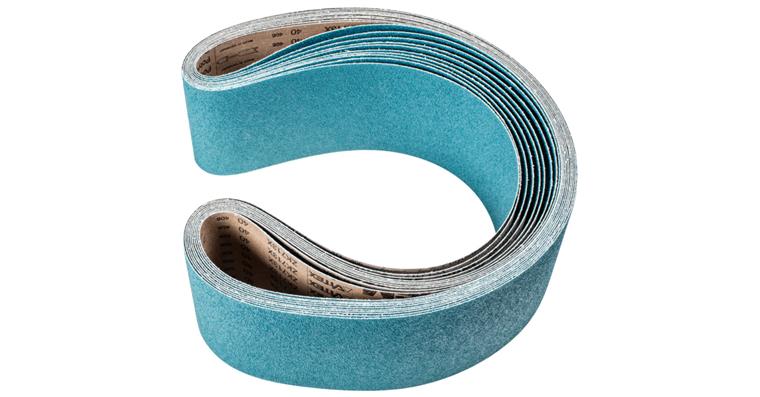 1001434534 zirconium abrasive belt BA 150x2000mm Z40 for high stock removal with belt grinder