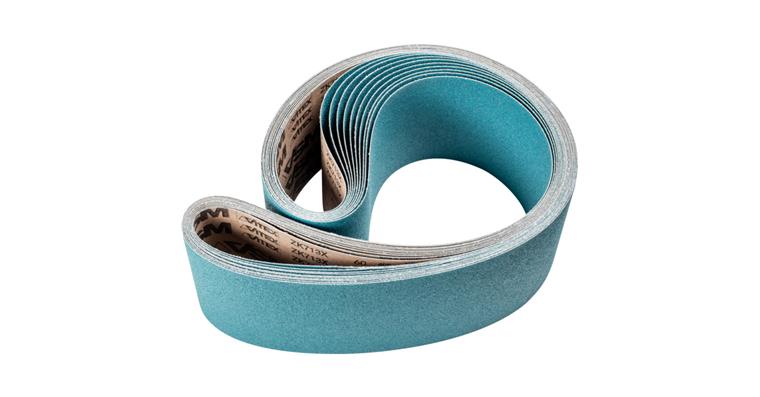 1001434535 zirconium abrasive belt BA 150x2000mm Z60 for high stock removal with belt grinder