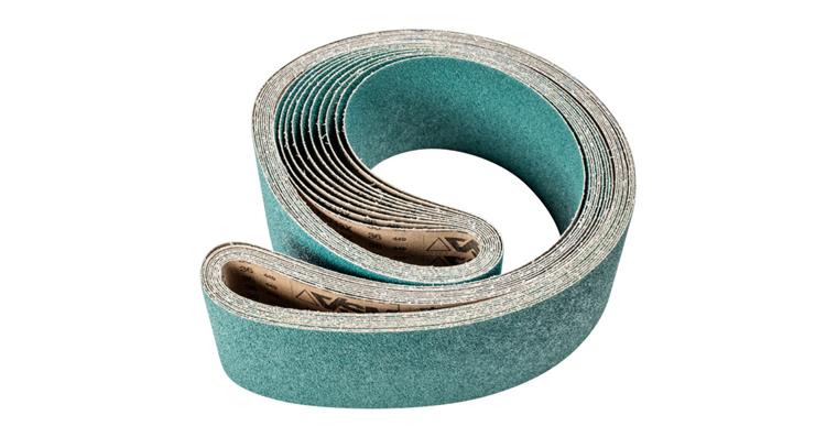 1001434775 zirconium abrasive belt BA 150x2500mm Z36 for high stock removal with belt grinder