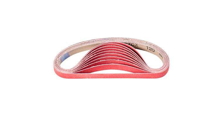1001436709 ceramic grain abrasive belt BA 16x480mm CO-COOL120 for grinding stainless steel