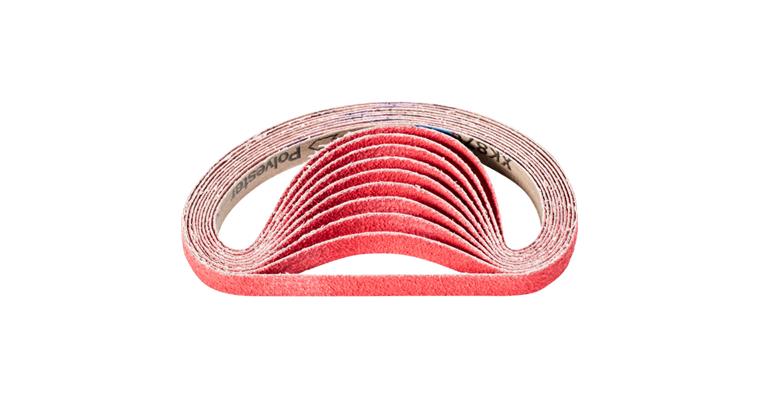 1001436706 ceramic grain abrasive belt BA 16x480mm CO-COOL40 for grinding stainless steel