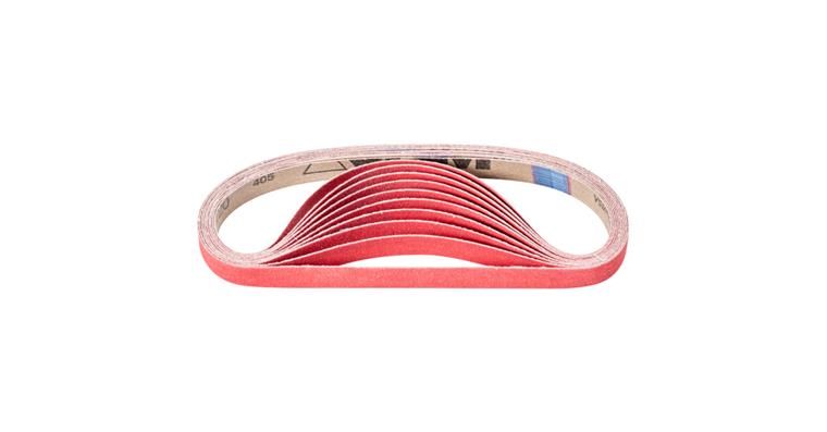 1001436713 ceramic grain abrasive belt BA 16x520mm CO-COOL120 for grinding stainless steel