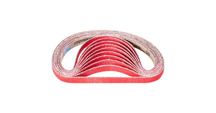 1001436710 ceramic grain abrasive belt BA 16x520mm CO-COOL40 for grinding stainless steel