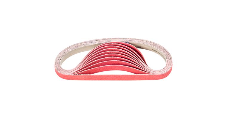 1001436712 ceramic grain abrasive belt BA 16x520mm CO-COOL80 for grinding stainless steel