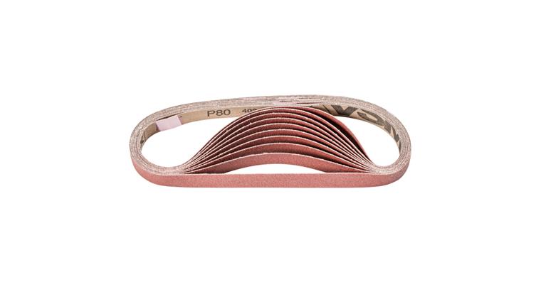 1043537403 corundum abrasive belt BA 16x520mm A80 universal application with belt sander