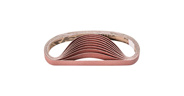 1001434419 corundum abrasive belt BA 20x480mm A80 universal application with belt sander