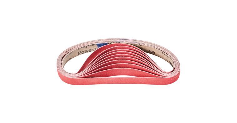 1001436721 ceramic grain abrasive belt BA 20x520mm CO-COOL120 for grinding stainless steel