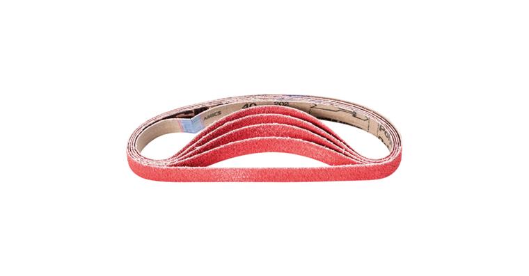 1001436718 ceramic grain abrasive belt BA 20x520mm CO-COOL40 for grinding stainless steel