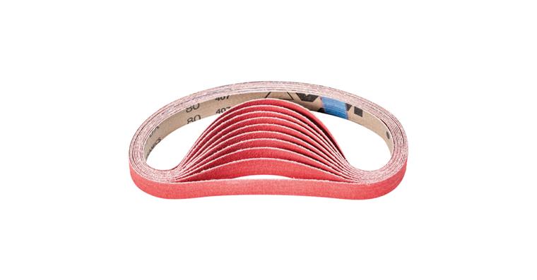 1001436720 ceramic grain abrasive belt BA 20x520mm CO-COOL80 for grinding stainless steel